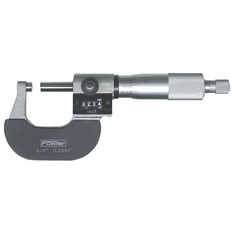 0-1" Digit Counter Micrometer Fow72-224-001 Fowler 1