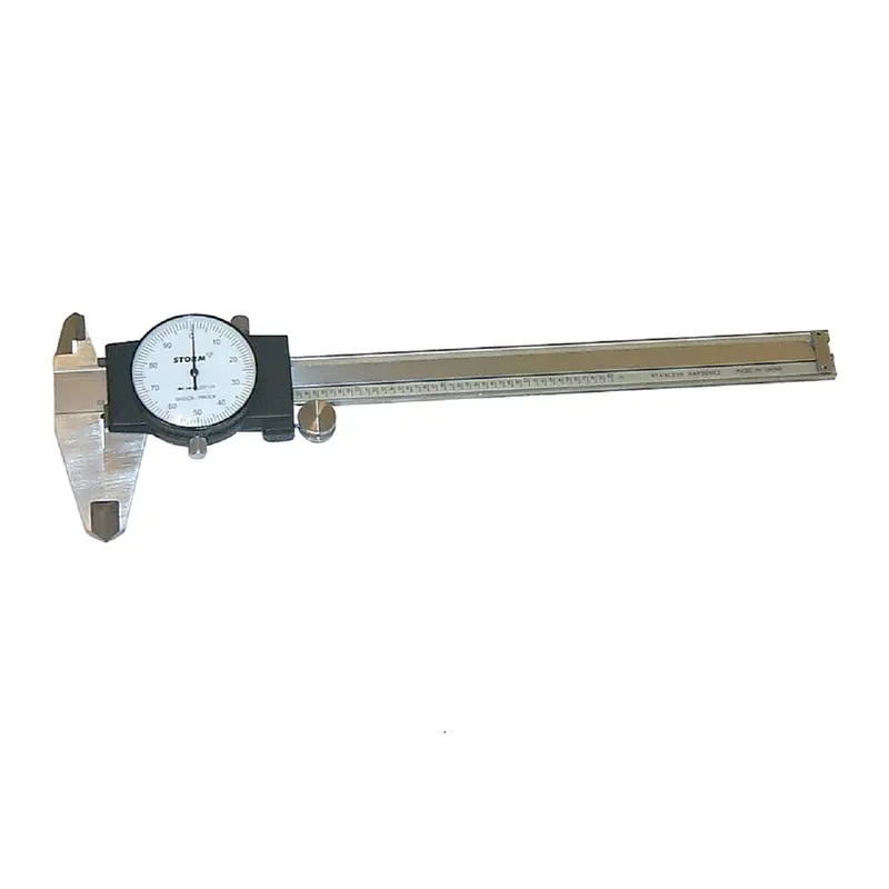 0-6" Stainless Steel Dial Caliper Cen3c101 Central Tools 1
