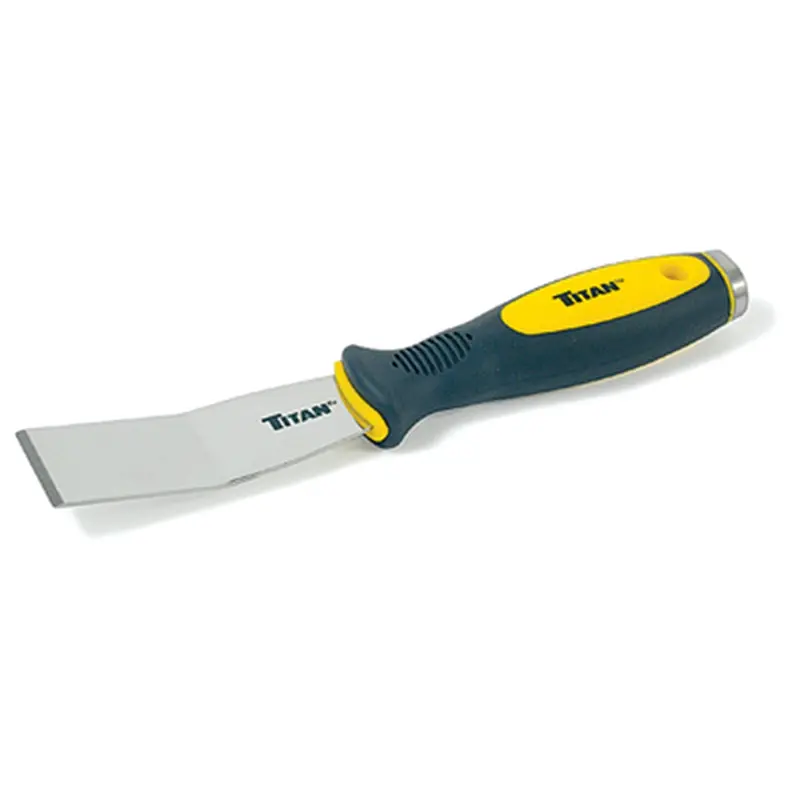 1-1/4" Offset Stainless Steel Scraper, Rigid Stainless Steel Go-Thru Blade Tit12505 Titan 1