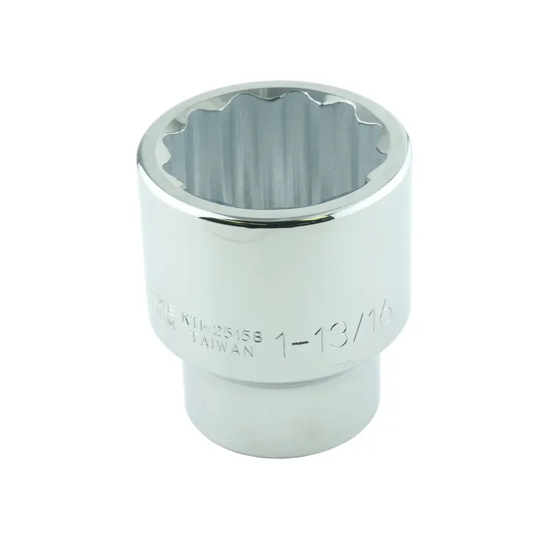 1-13/16 In. X 1 In. Drive 12-Point Chrome Socket (Ea) Kti25158 K Tool International 1