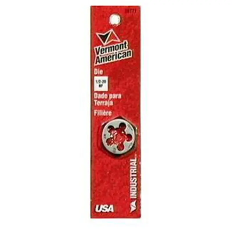 1/2-20 1" Hex Die Ver20777 Vermont American 1