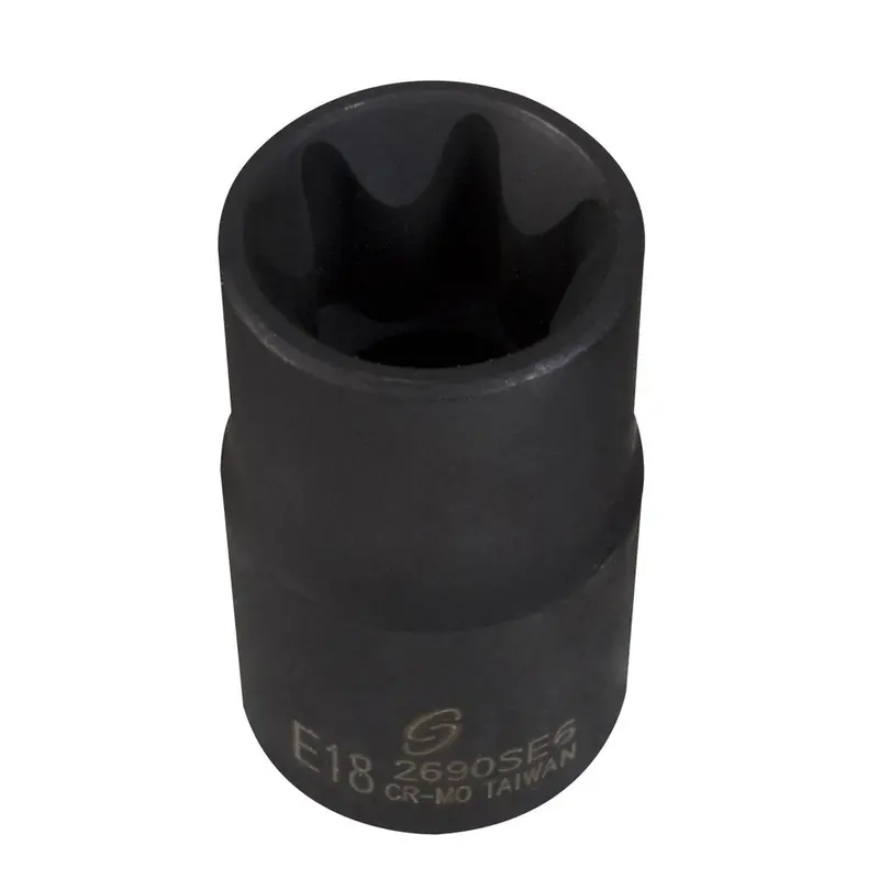 1/2" Dr. E18 External Star Impact Socket Sun2690se6 Sunex 1