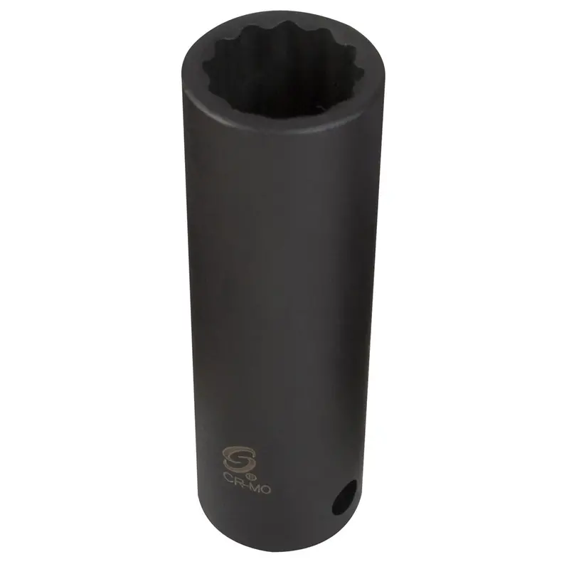 1/2" Drive 12 Point Deep Impact Socket, 9/16" Sun26704 Sunex 1
