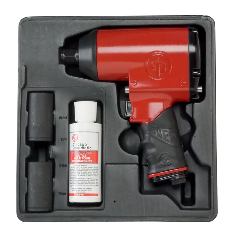 1/2" Drive Air Impact Wrench Kit Cpt749k Chicago Pneumatic 1