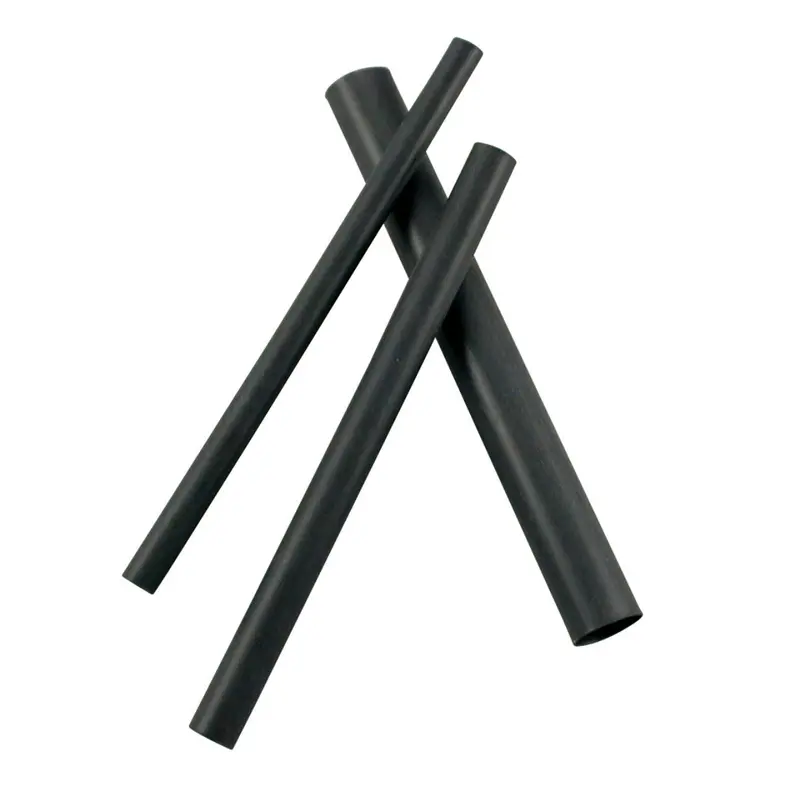 1/2" I.D. Black Heat Shrink Tubing (5) 4" Pcs Jtt4007h The Best Connection 1