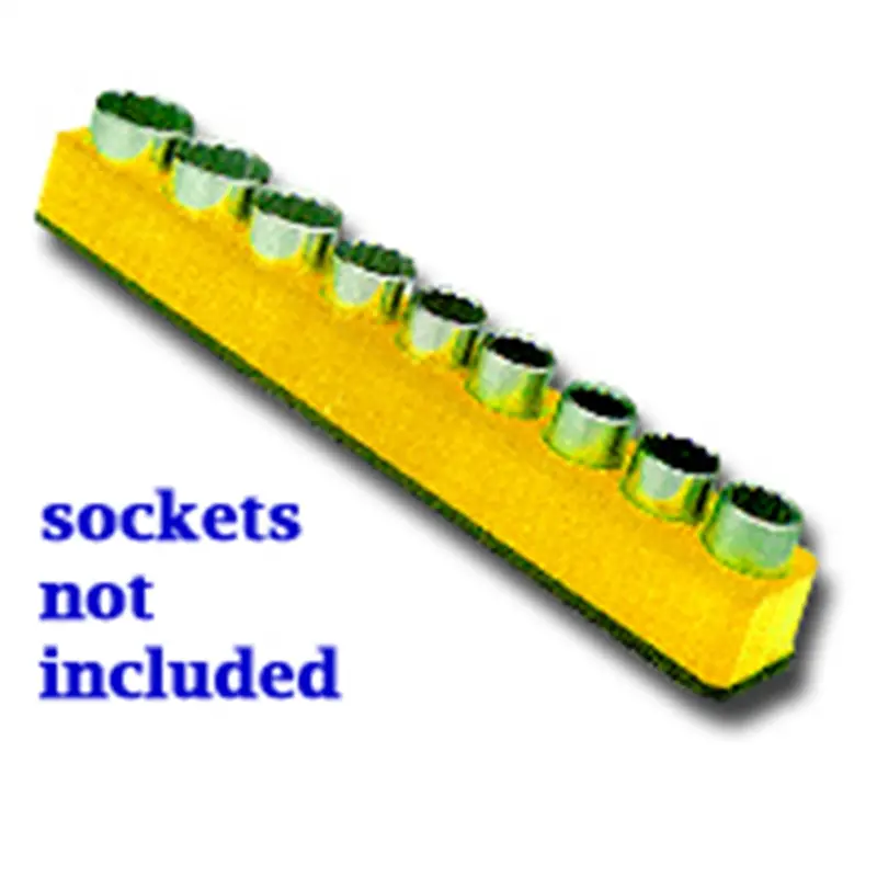 1/2 In. Drive Magnetic Yellow Socket Holder 10-19Mm Mts1283 Mechanics Time Saver 1