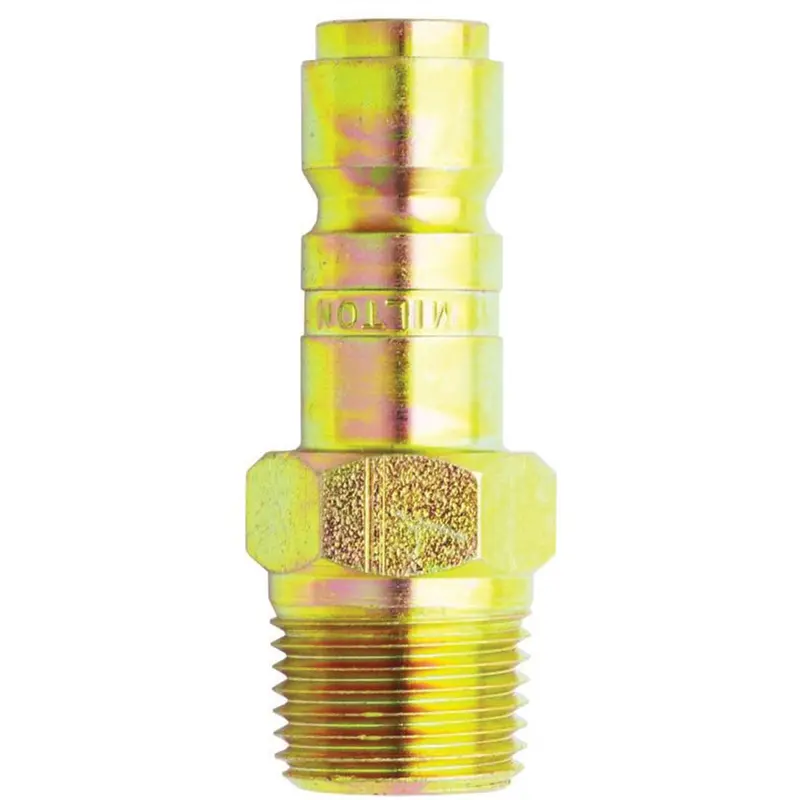 1/2" Npt Male G-Style Plug Mil1817 Milton Industries 1
