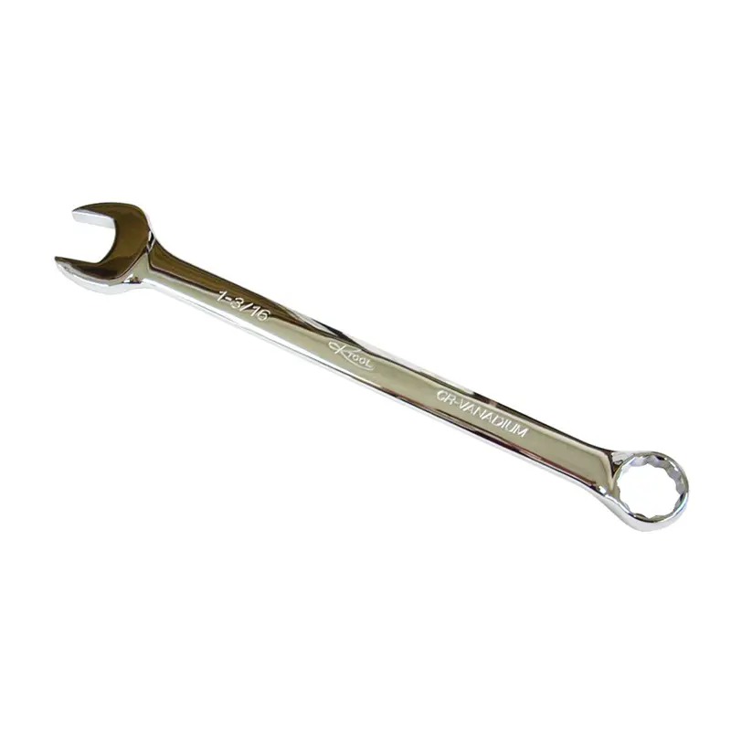 1-3/16" Fract. 12Pt Std Polished Chrome Combo Non-Ratcheting Wrench Kti41338 K Tool International 1