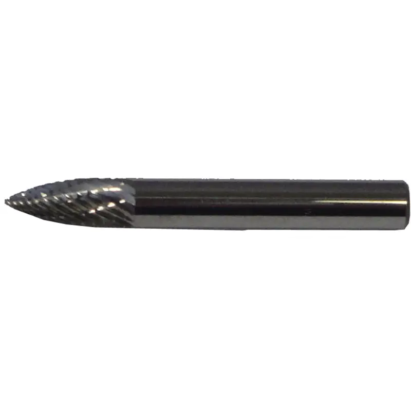 1/4" Double Cut Burr, 5/8" Fluted Length, 2" Lengt Tmrti404 The Main Resource 1
