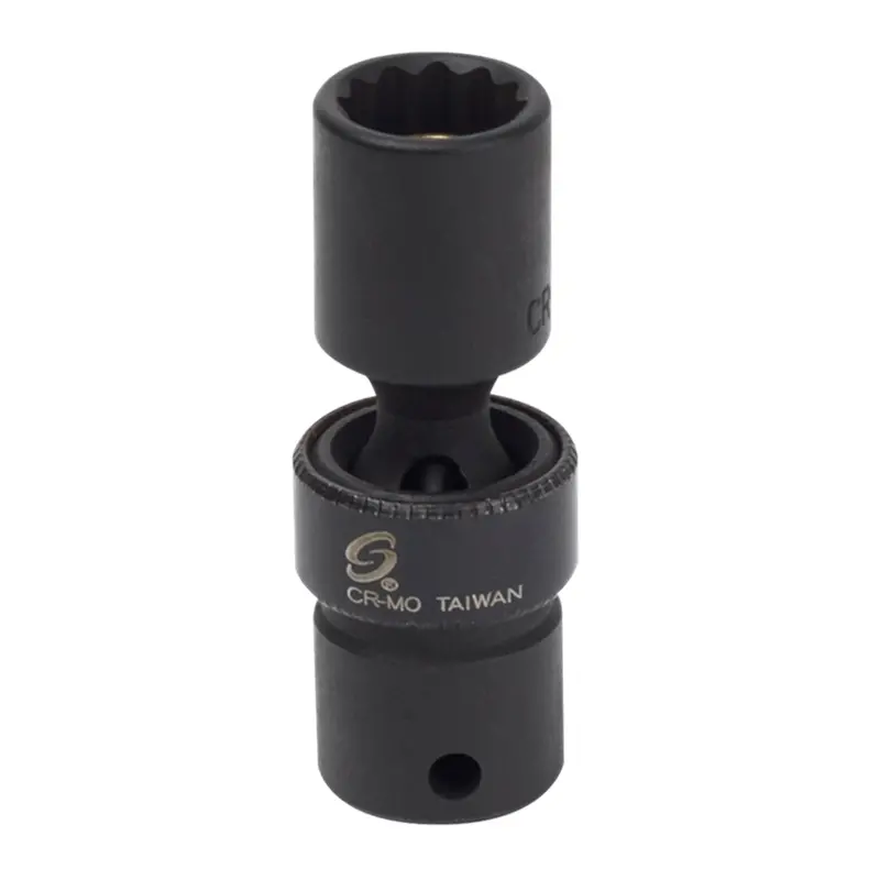 1/4" Dr. 12 Pt. 6Mm Magnetic Universal Impact Socket  Sun806zummg Sunex 1