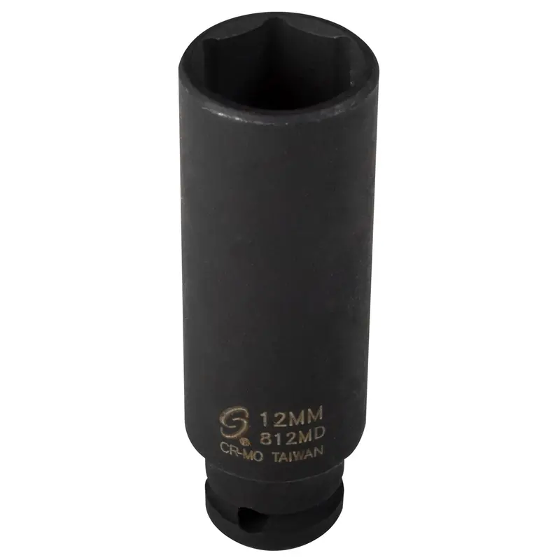 1/4" Drive 6 Point Deep Impact Socket 12Mm Sun812md Sunex 1