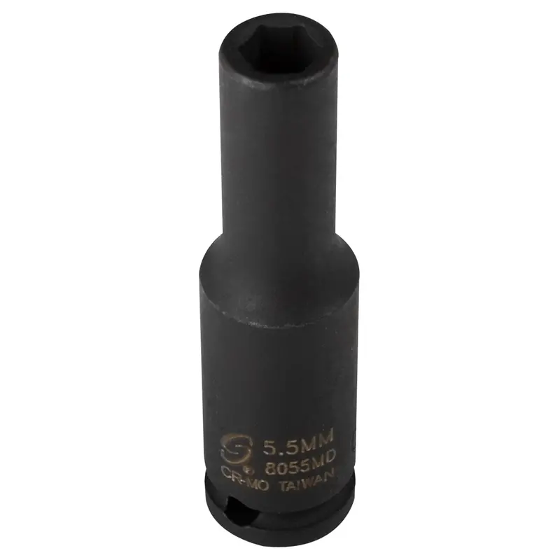 1/4" Drive 6 Point Deep Impact Socket 5.5Mm Sun8055md Sunex 1