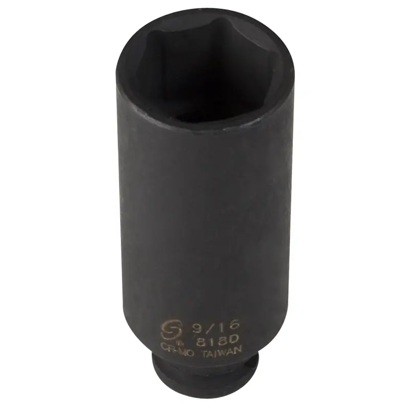 1/4" Drive 6 Point Deep Impact Socket 9/16" Sun818d Sunex 1
