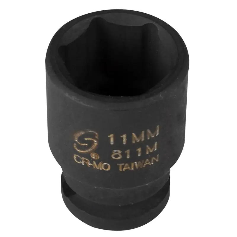 1/4" Drive 6 Point Standard Impact Socket 11Mm Sun811m Sunex 1