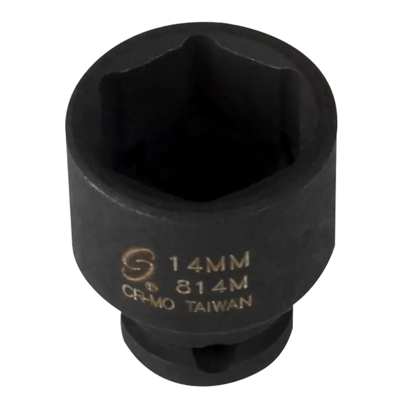 1/4" Drive 6 Point Standard Impact Socket 14Mm Sun814m Sunex 1
