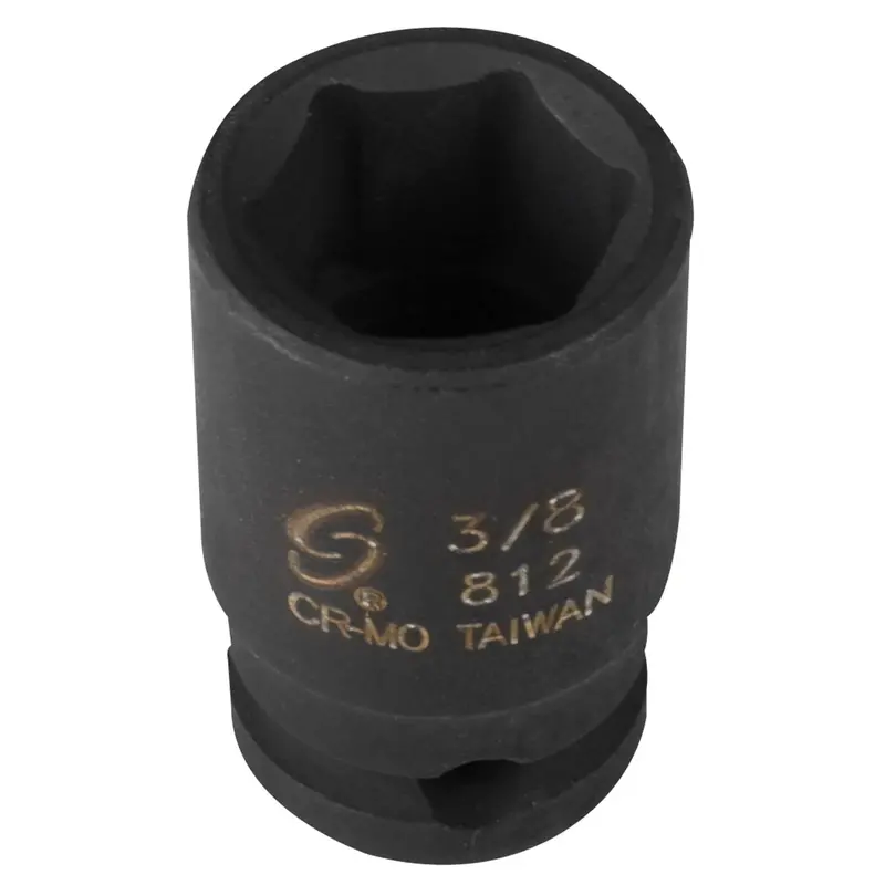 1/4" Drive 6 Point Standard Impact Socket 3/8" Sun812 Sunex 1