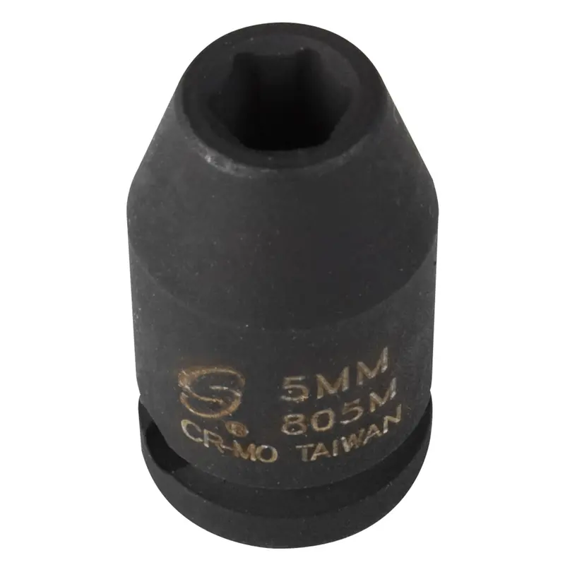 1/4" Drive 6 Point Standard Impact Socket 5Mm Sun805m Sunex 1