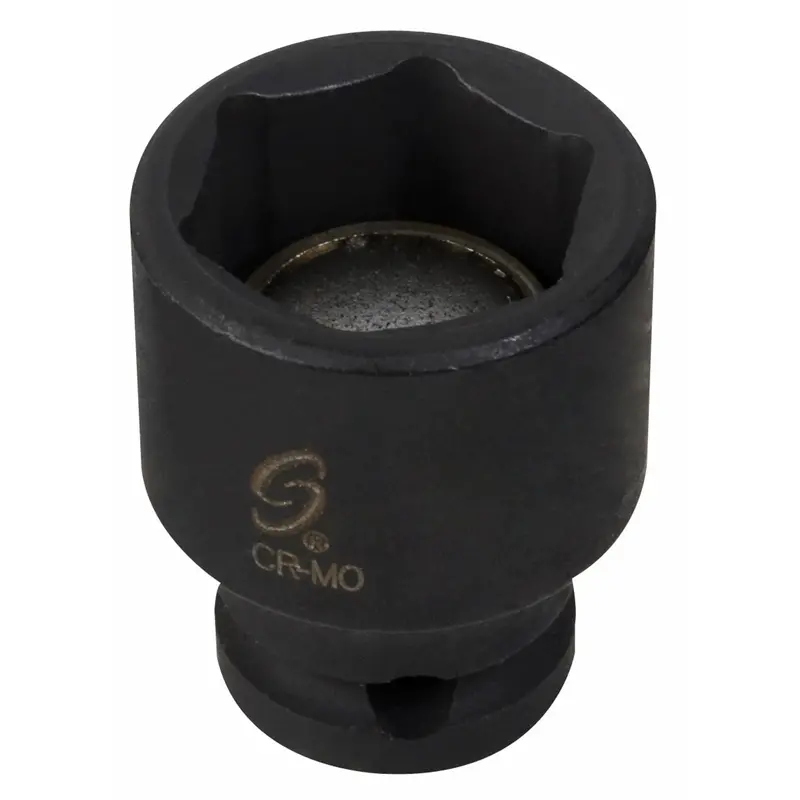 1/4" Drive 6 Point Standard Magnetic Impact Socket - 3/16" Sun806mg Sunex 1