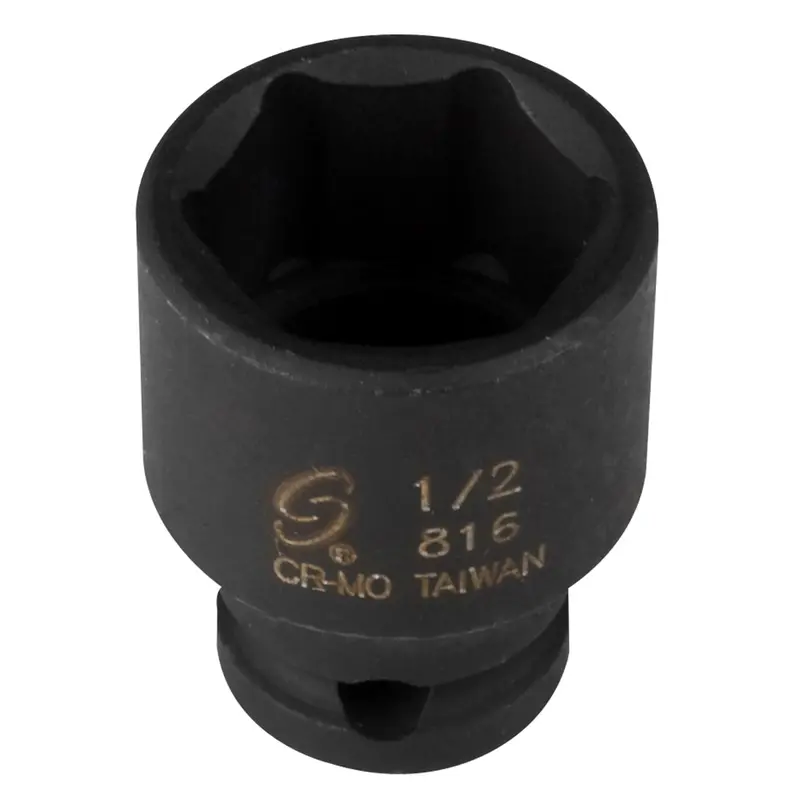 1/4" Drive Standard 6 Point Impact Socket 1/4" Sun816 Sunex 1