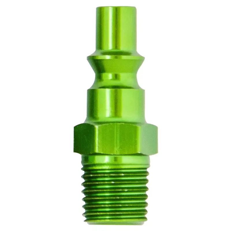 1/4" Green Male Plug Trf12-324G Plews Edelmann 1