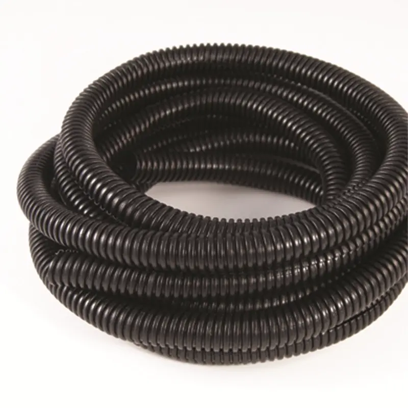 1/4" I.D. Black Split Loom Flex-Guard Tubing 14 Ft Jtt4304f The Best Connection 1