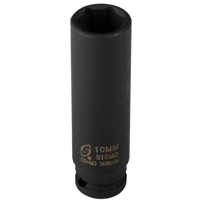 1/4 In. Drive 6-Point Deep Impact Socket 10Mm Sun810md Sunex 1