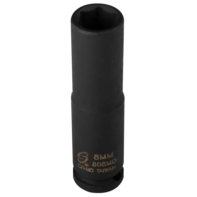 1/4 In. Drive 6-Point Deep Impact Socket 8Mm Sun808md Sunex 1