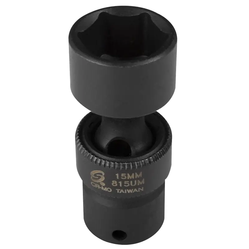 1/4 In. Drive 6-Point Universal Impact Socket 15Mm Sun815um Sunex 1