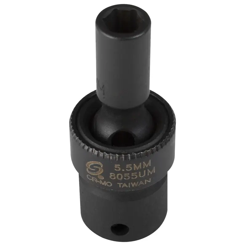 1/4 In. Drive 6-Point Universal Impact Socket 5.5Mm Sun8055um Sunex 1