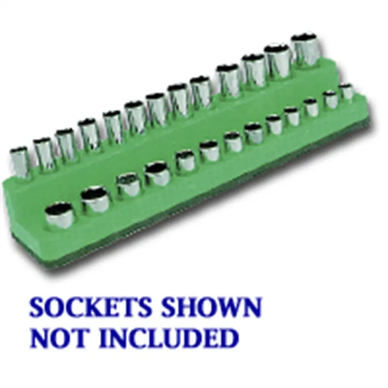 1/4 In. Drive Magnetic Dark Green Socket Holder 4-14Mm Mts726 Mechanics Time Saver 1