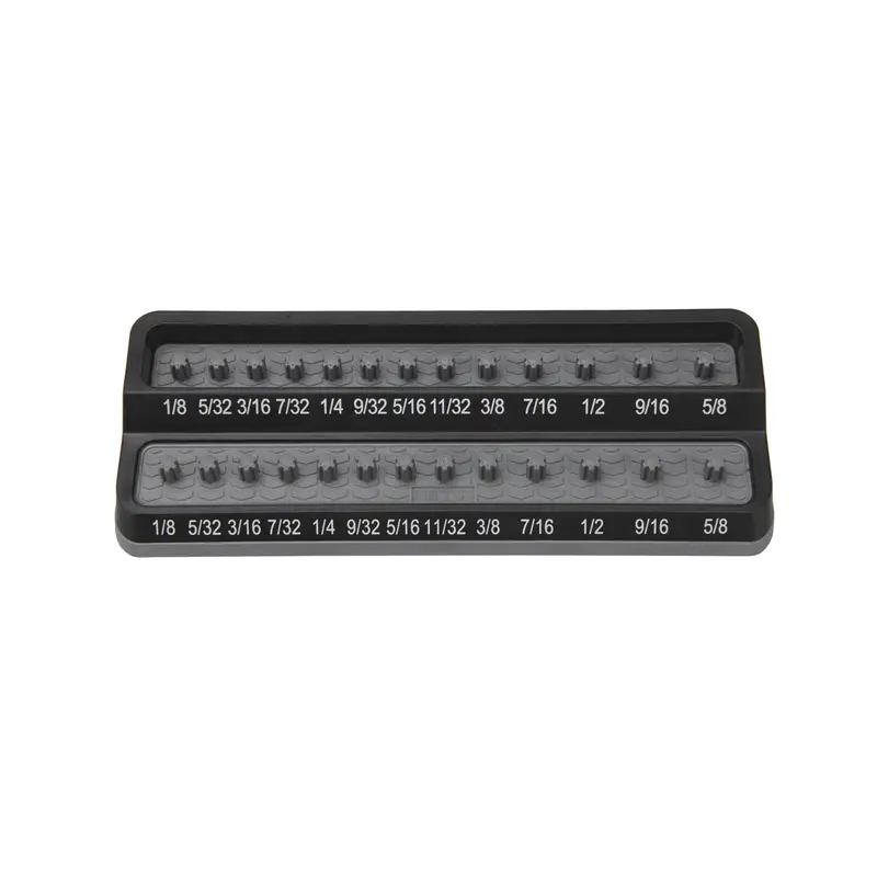 1/4 In. Fractional Sae Peg Socket Holder, Gray Mtspsh25s-Gry Mechanics Time Saver 1