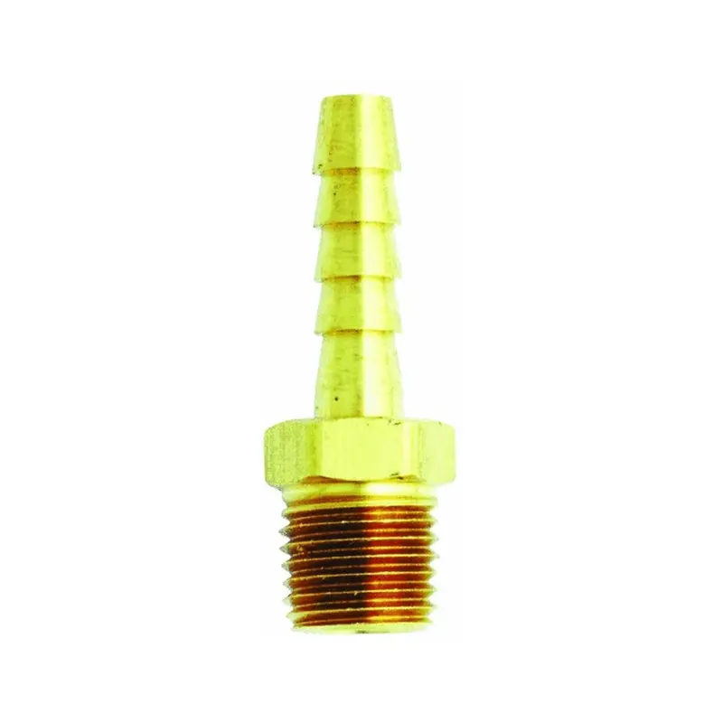 1/4 In. Npt Thread Brass Hose End With 3/8 In. Hose I.D. Mil602 Milton Industries 1