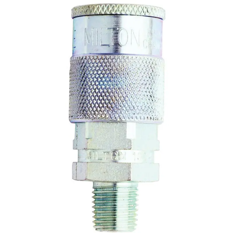 1/4" Npt Male H-Style Coupler Mil1834 Milton Industries 1