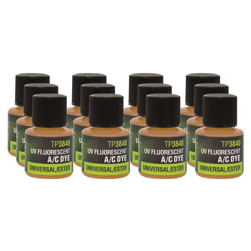 1/4 Oz  Bottles Universal/Ester A/C Dye 12 Pack Tratp3840-P12 Tracer Products 1