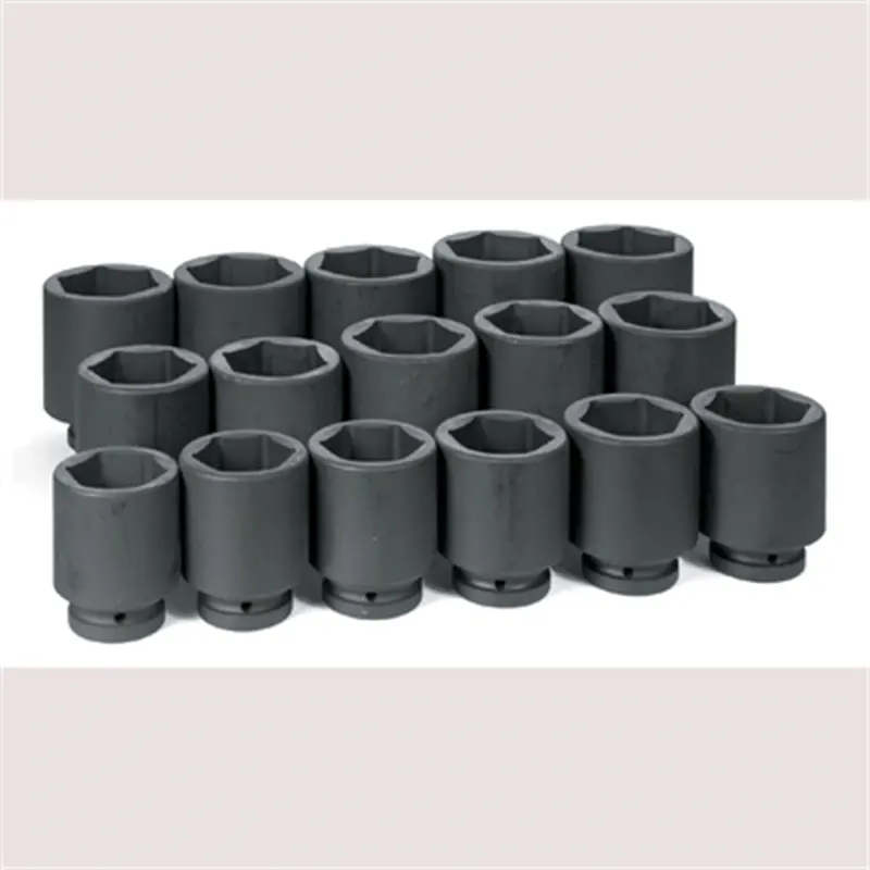 1" Dr. 16 Piece Deep Fractional Set 2-1/16" - 3" Gre9016d Grey Pneumatic 1