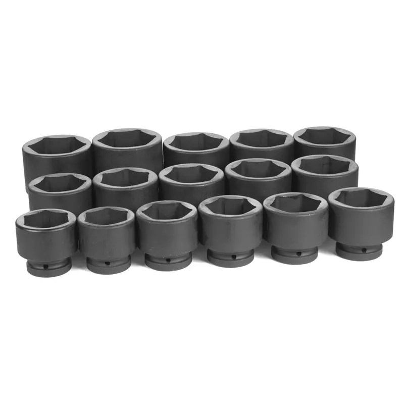 1" Dr. 16-Piece Fractional Set 2-1/16" - 3" Gre9016 Grey Pneumatic 1
