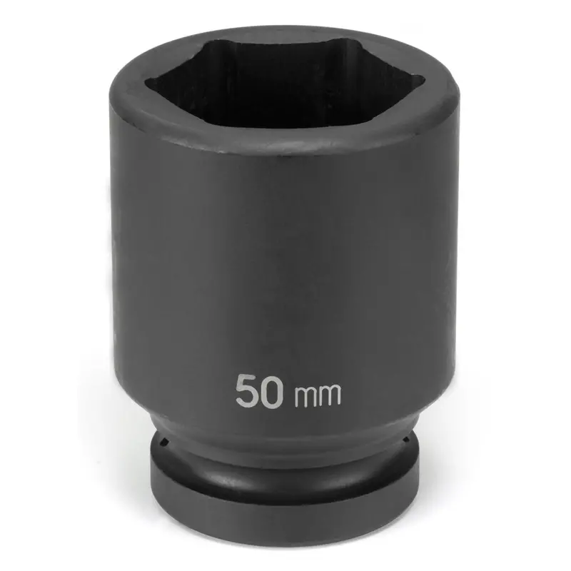 1" Drive 6 Point Metric Deep Impact Socket - 50Mm Gre4050md Grey Pneumatic 1