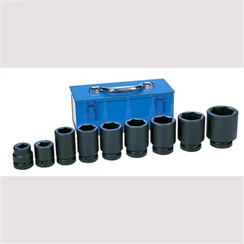 1" Drive 9 Piece Large Truck/Otr Set Gre9161d Grey Pneumatic 1