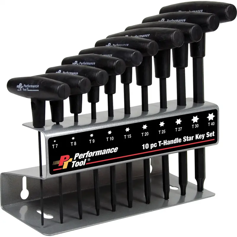 10 Pc T-Handle Torx Set Wlmw80276 Wilmar Corp. / Performance Tool 1