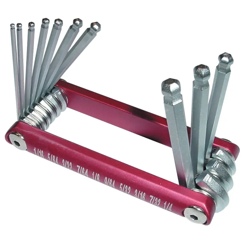 10 Piece Ball Hex Key Set - Sae Tit12700 Titan 1