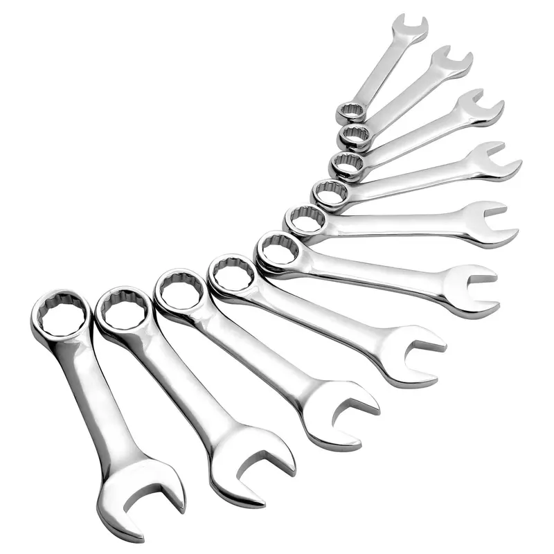 10-Piece Metric Stubby Combination Wrench Set Sun9930m Sunex 1