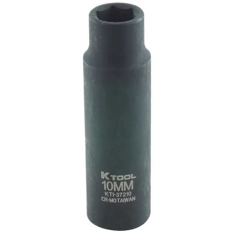 10Mm X 3/8" Drive 6-Point Metric Deep Chrome-Moly Impact Socket (Ea) Kti37210 K Tool International 1