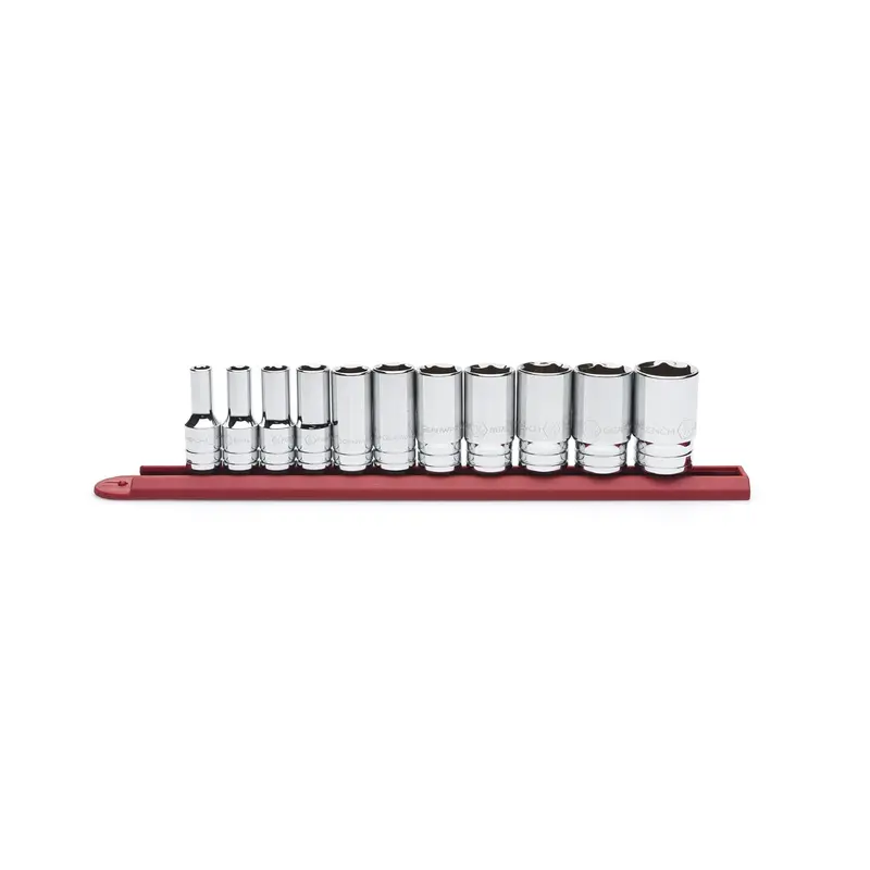 11-Piece 3/8" Drive 6 Point Sae Mid Length Socket Set Kdt80555s Gearwrench 1