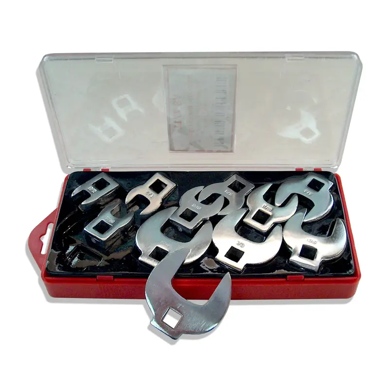 11-Piece 3/8" Drive Sae Crowsfoot Wrench Set V8t7711 V-8 Tools 1