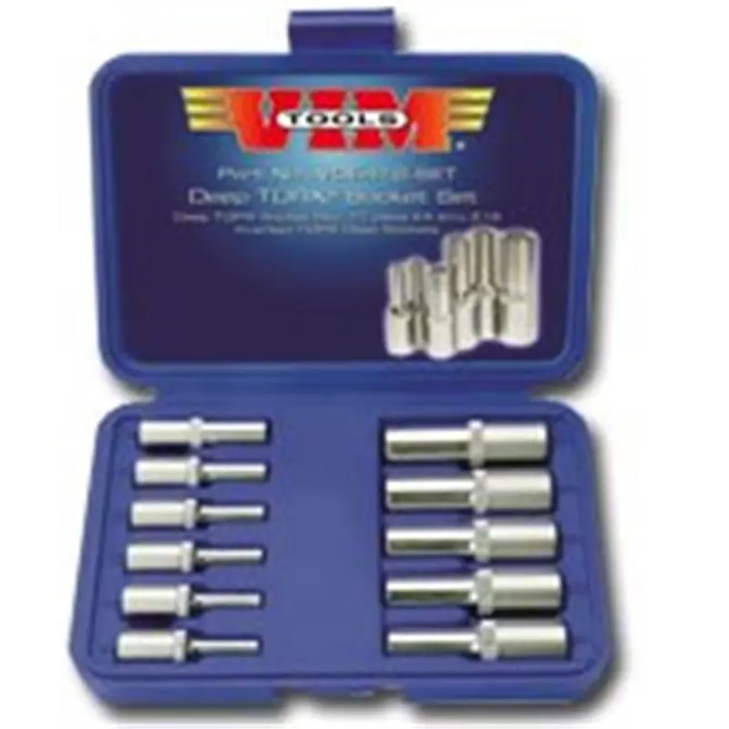 11-Piece Deep Torx Socket Set (E4 Thru E18) Vimvde418-03 Vim Products 1
