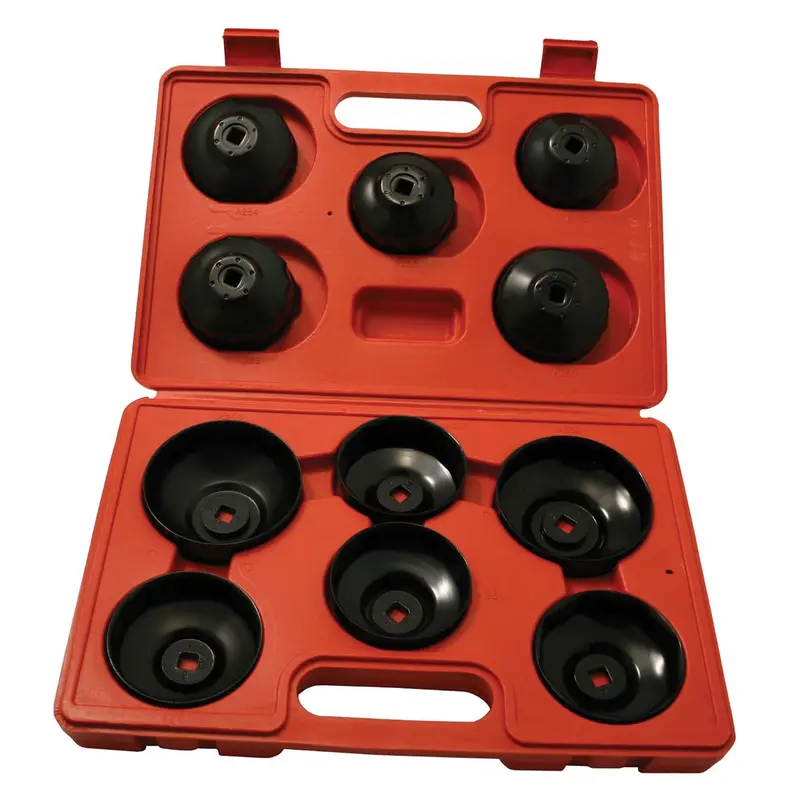 11 Piece Mechanic's Cap-Style Oil Filter Wrench Set Cta096950 Cta Manufacturing 1
