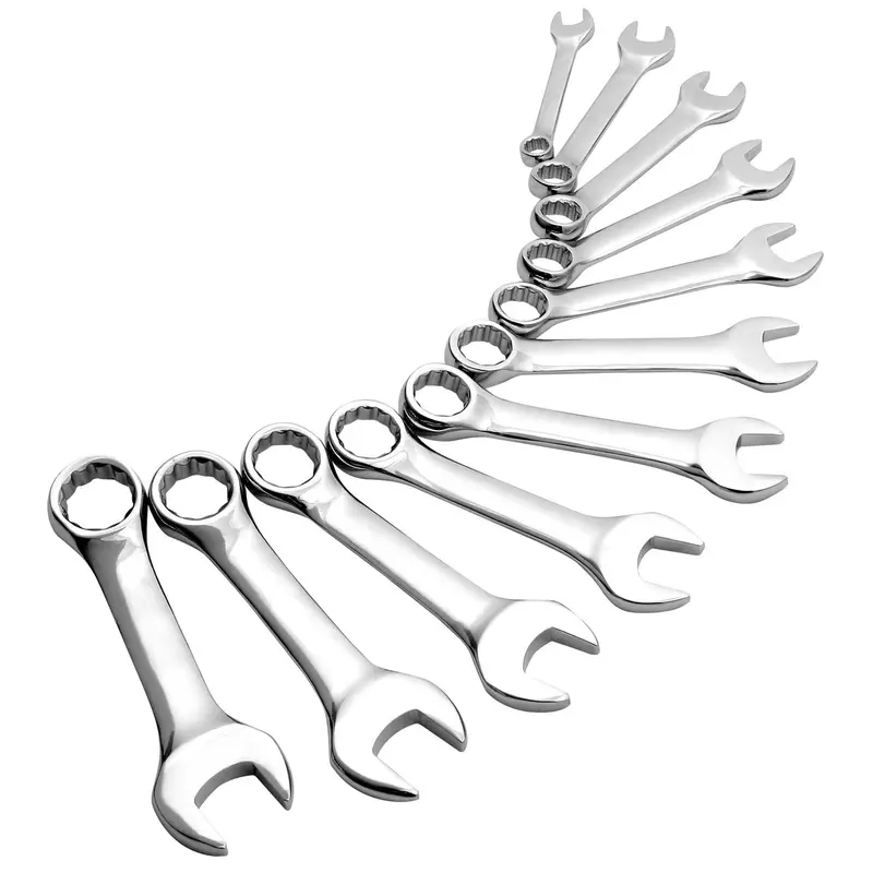 11-Piece Sae Stubby Combination Wrench Set Sun9930 Sunex 1