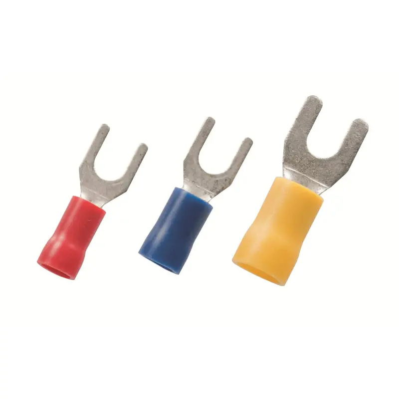 12-10 #10 Yellow Vinyl Spade Terminal 50 Pcs Jtt2058l The Best Connection 1