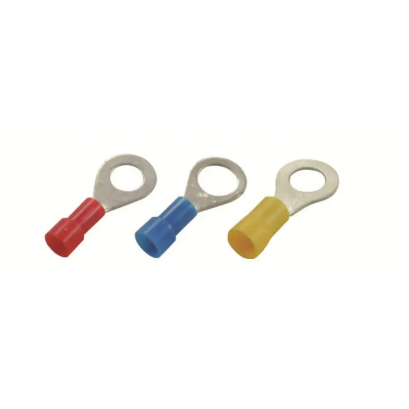 12-10 #6 Yellow Vinyl Ring Terminal 50 Pcs Jtt2012f The Best Connection 1