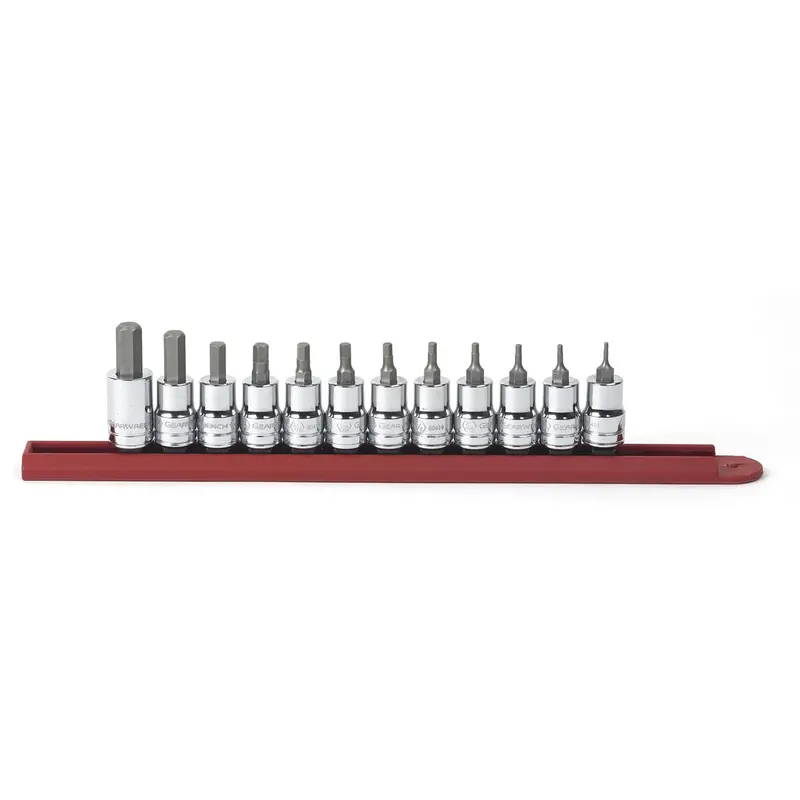 12-Piece 3/8" Drive Sae Hex Bit Socket Set Kdt80581 Gearwrench 1